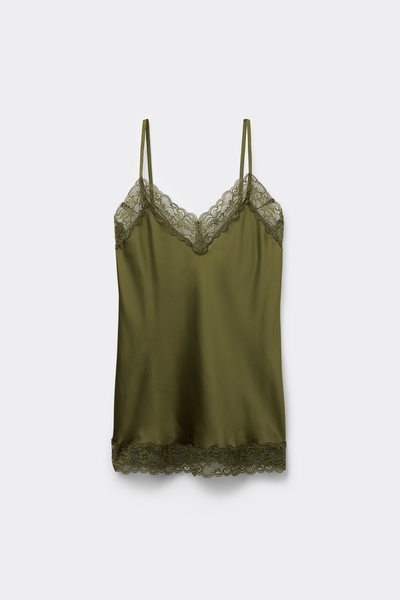Lace and Silk Top