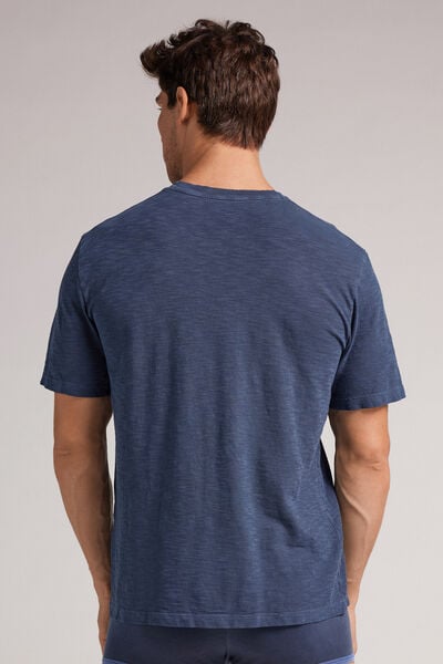 Garment-Dyed Slub Cotton Jersey T-Shirt