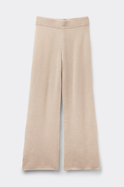 カシミヤ100% ロング パラッツォパンツ
