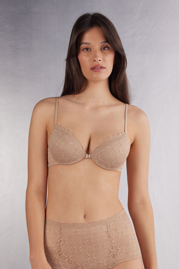 NEW Intimissimi Chic Foliage Push-Up Bra Model Bellissima 34B (UK&US)/75B  (EU)