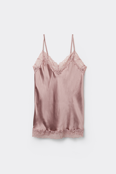 Lace and Silk Top