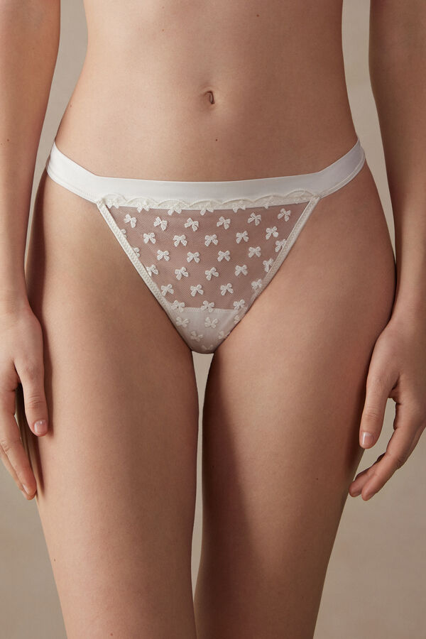 String-Tanga mit seitlichen Bändern Love Cadeau