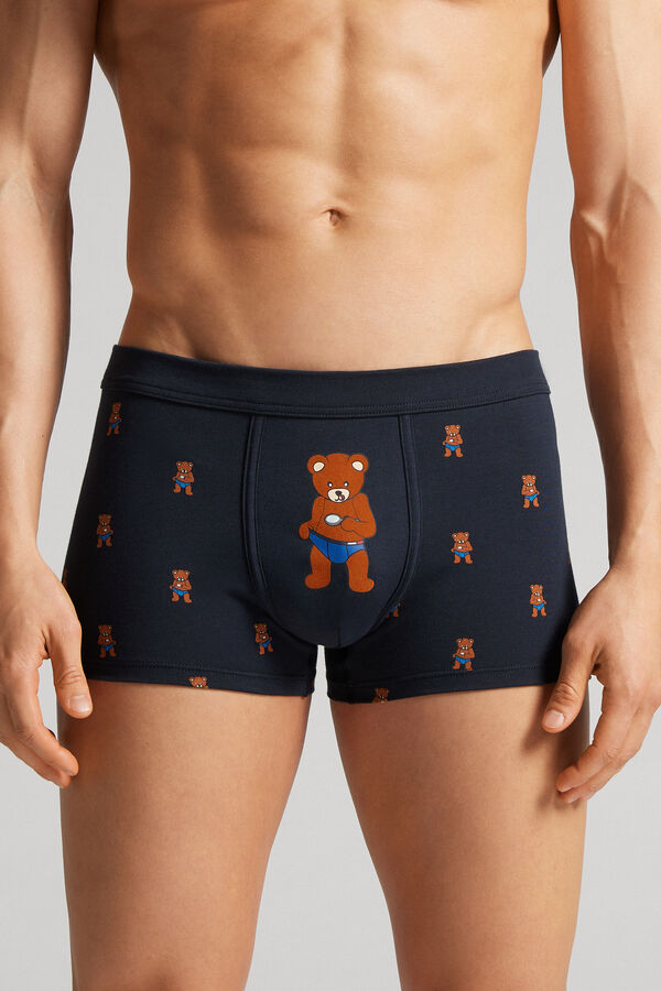 Bear Print Boxers in Stretch Supima® Cotton
