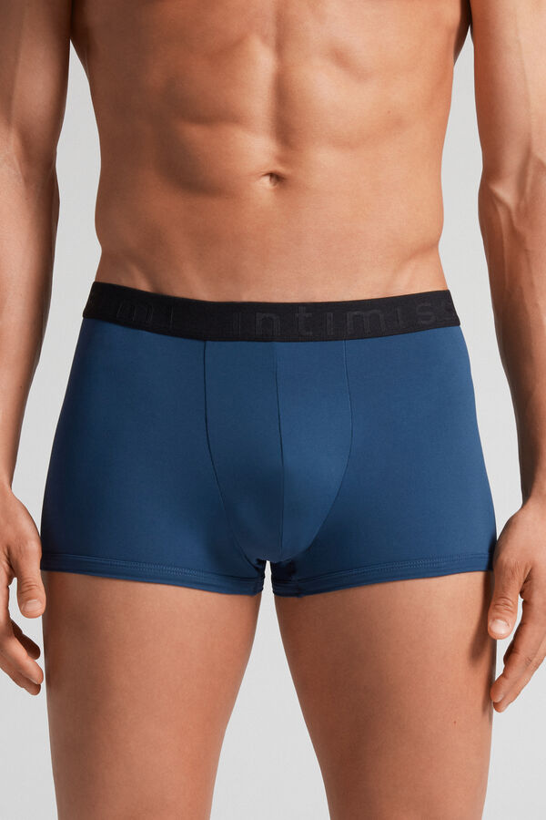 Boxer homme en microfibre avec logo