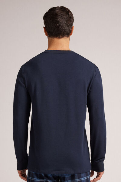 Long-Sleeved Modal Fleece Top