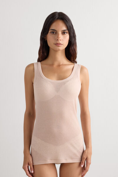 Ultranatural Vest-Top with Cashmere