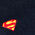 blu scuro stampa superman - 385j