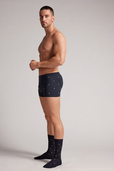 Boxershorts Glücksklee aus elastischer Supima®-Baumwolle