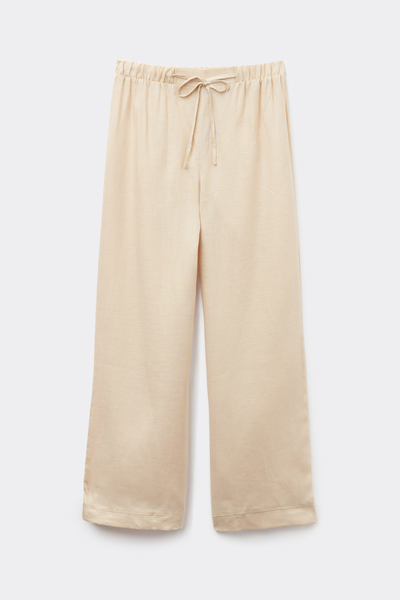Lange Hose mit Tunnelzug aus Leinenstoff The Pure Linen