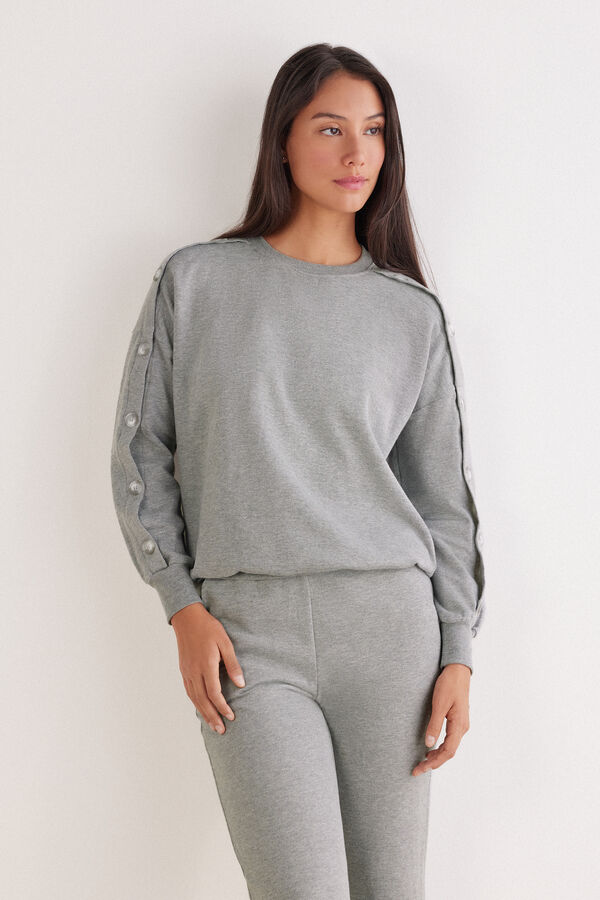 "Coraline Casual" ボタン ロングスリーブ トップス