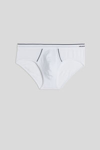 Superior Cotton Briefs with Exposed Elasticated Waistband