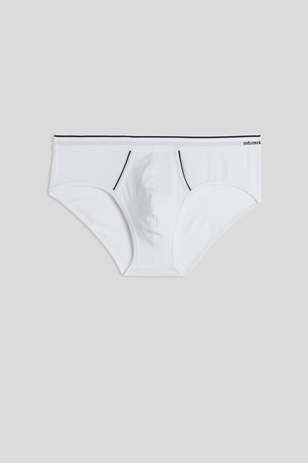 Superior Cotton Briefs with Exposed Elastic