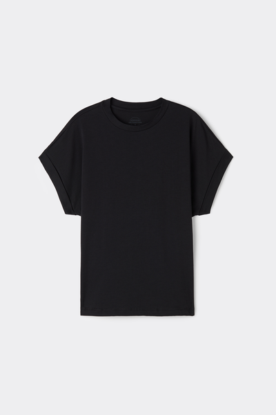 Maglia Manica Corta con Risvolto in Cotone Ultrafresh
