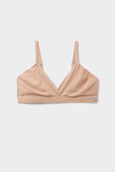 Emma Natural Cotton Triangle Bra