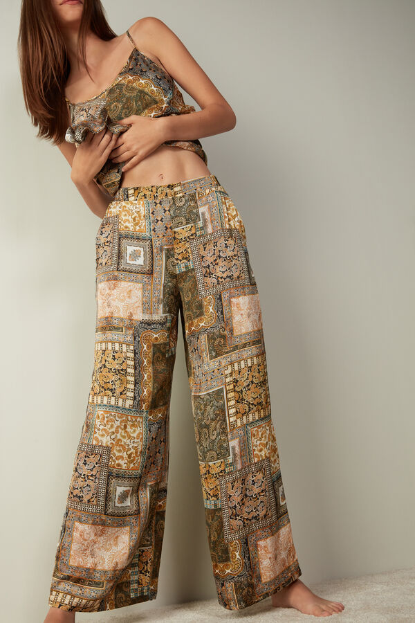 Nomadic Luxe Viscose Satin Trousers