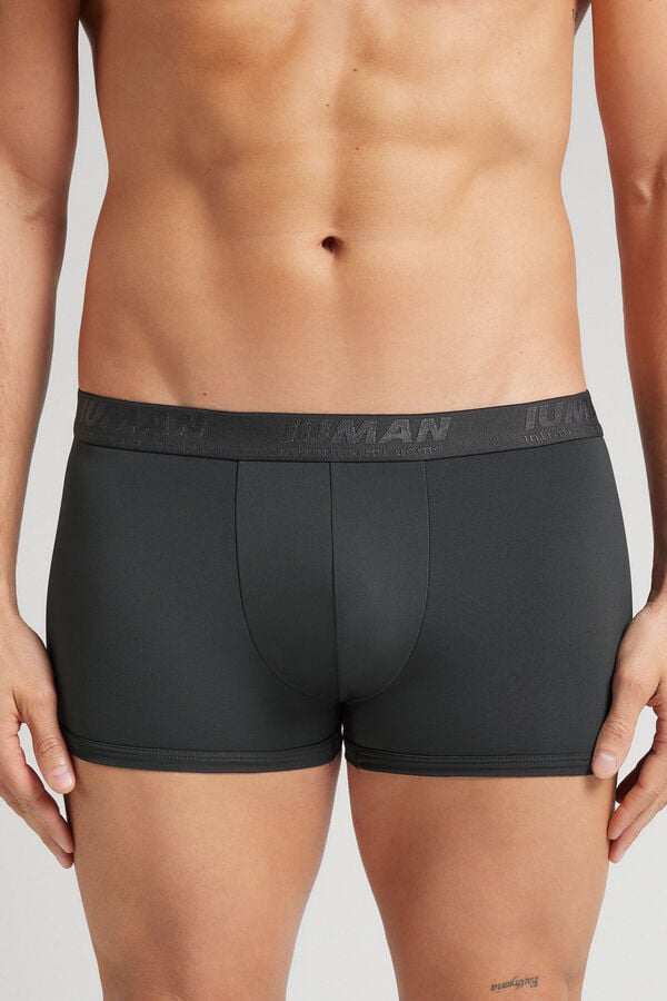 Boxer en microfibre à logo