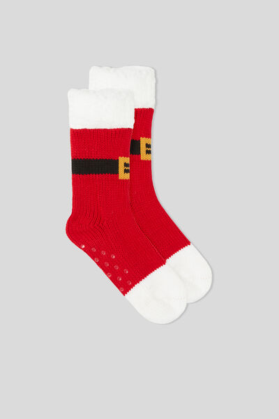 Rutschfeste Socken Weihnachtsmann