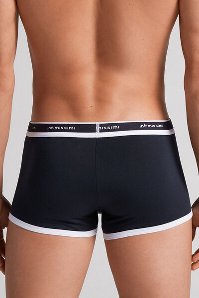 Stretch Supima® Cotton Boxer Shorts with Logo Detail
