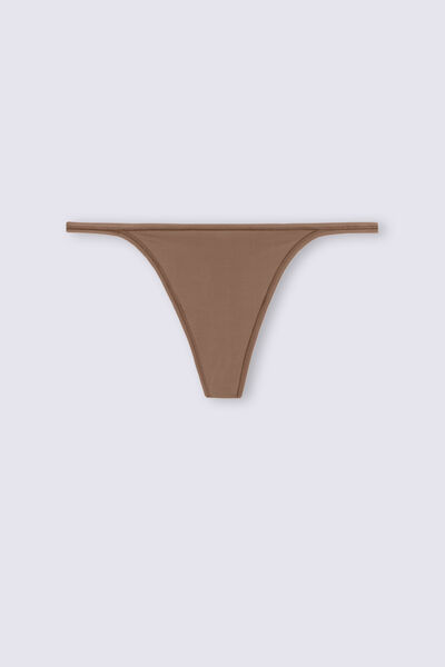Thong with Ultralight Microfiber Straps