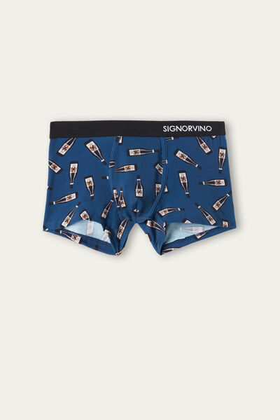 Boxershorts mit Print Signorvino aus elastischer Supima®-Baumwolle