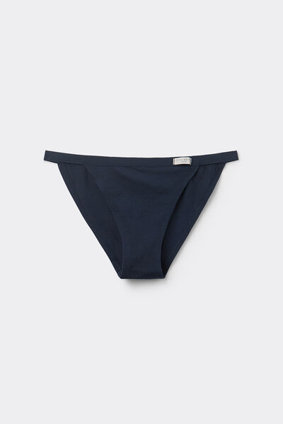 Natural Cotton Briefs with Side Straps