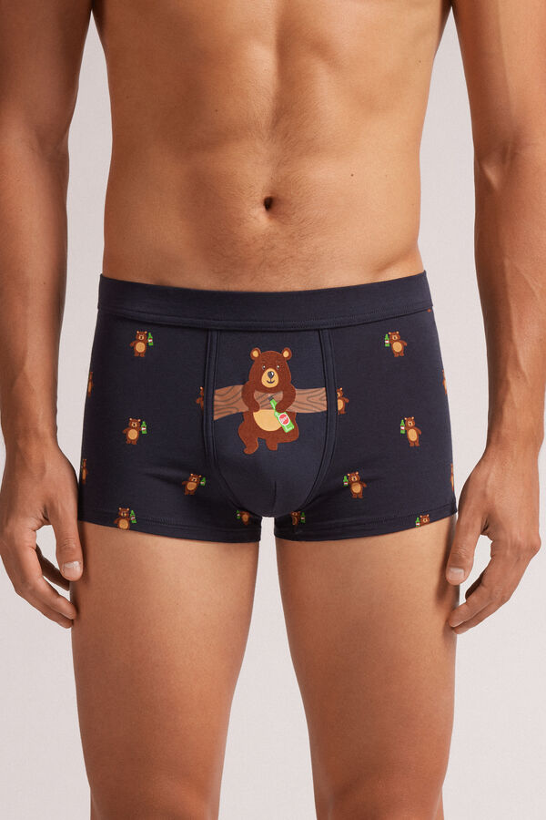 Boxer Ourson en Coton Natural Fresh