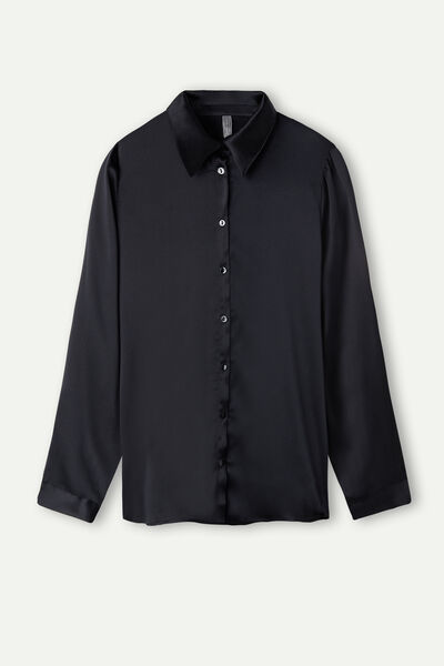 Long Sleeve Silk Shirt