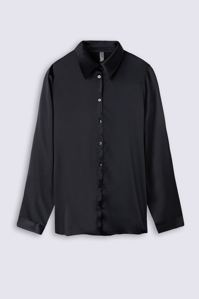 Long Sleeve Silk Shirt