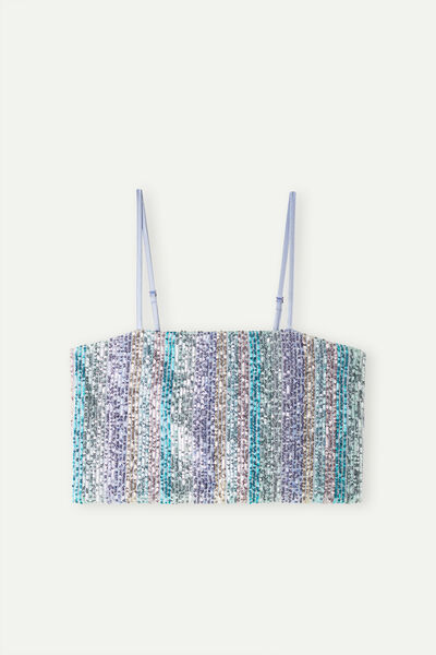 Top Corto Paillettes Miami Nights