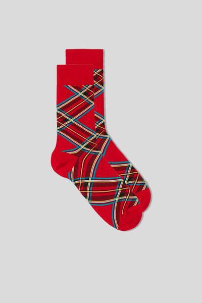 Vzorované Krátke Ponožky z Mäkkej Bavlny