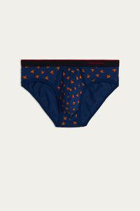 Stretch Supima® Cotton Briefs with Super Heroes Logo Print