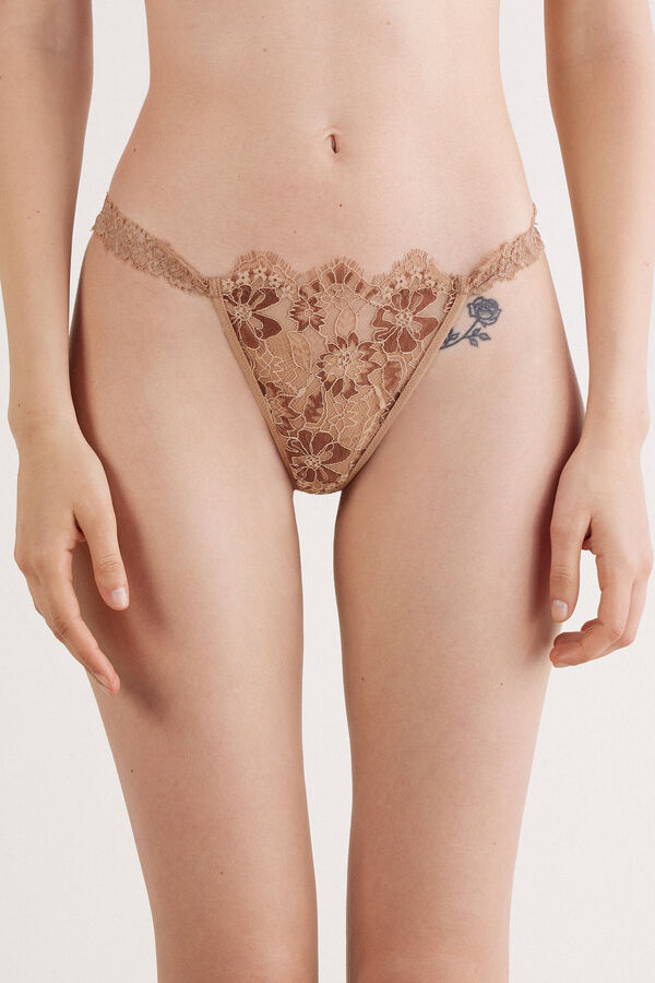 Summer Glow Thong with Side Straps