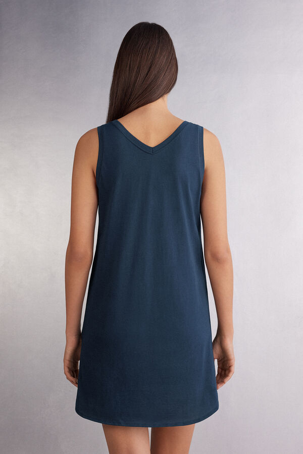 Camicia da Notte Spalla Larga in Cotone Ultrafresh