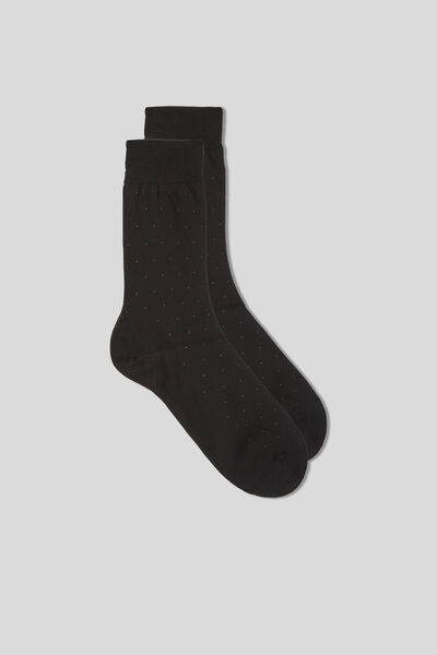 Krátké Vzorované Ponožky ze Skotské Bavlny