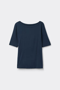 Boat-Neck Fresh Bamboo Top
