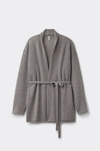 100% Cashmere Belted Cardigan
