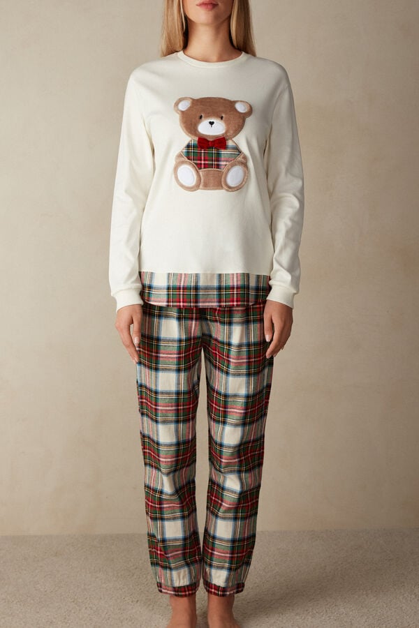Cotton Interlock Teddy Bear Pyjamas