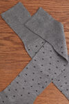 Men’s Long Socks in Patterned Lisle Cotton