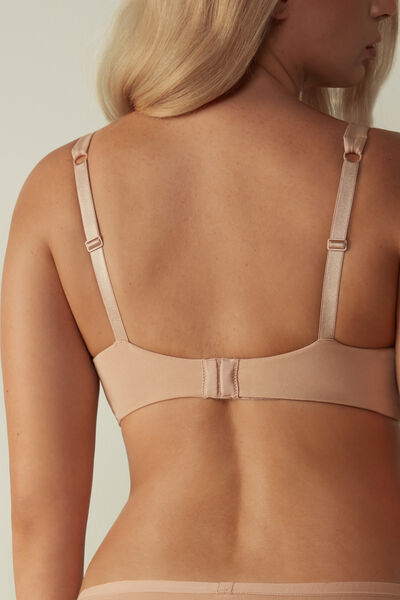 Greta Natural Cotton Balconette Bra