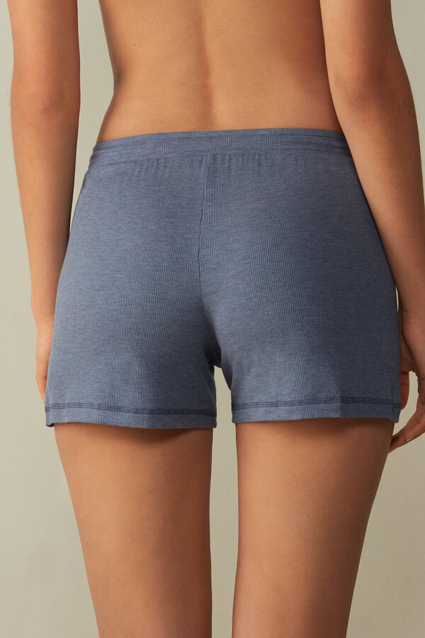 Ribbed Modal Blend Shorts