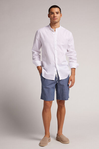 Linen and Cotton Shorts