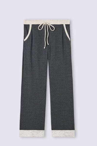 Baby It's Cold Outside Modal with Wool Wide-Leg Trousers