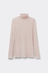 Rollkragenshirt aus Modal und Kaschmir Ultralight