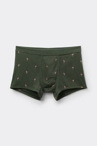 Superior Cotton Boxers with Flamingo Print