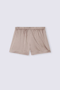 Trimmed Silk Shorts