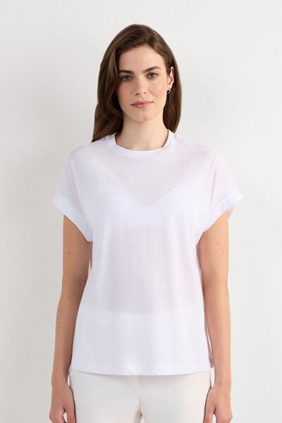 Maglia Manica Corta con Risvolto in Cotone Ultrafresh