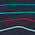 blu notte riga multicolor - 813j