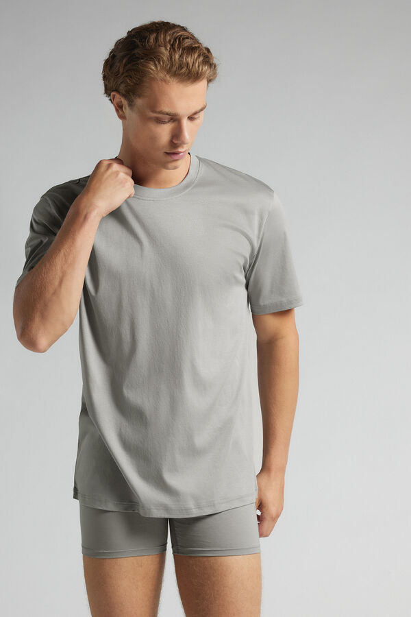 T-shirt in Cotone Premium Mercerizzato