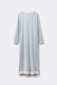 Long Nightdress with Lace Details
