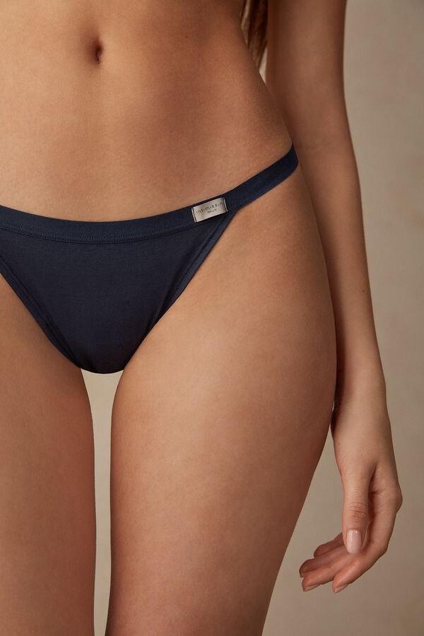 Cotton Thong with Side Straps